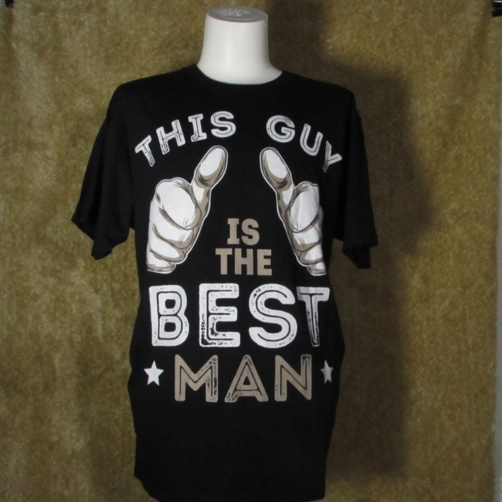 Best Man Shirt Size Large